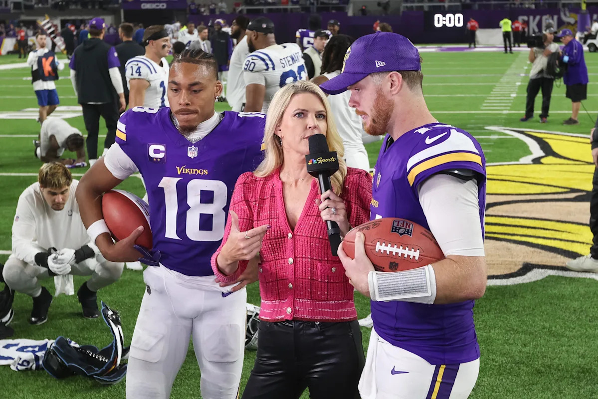 Justin Jefferson dice que los Vikings habrían sido mejores con Sam Darnold como QB