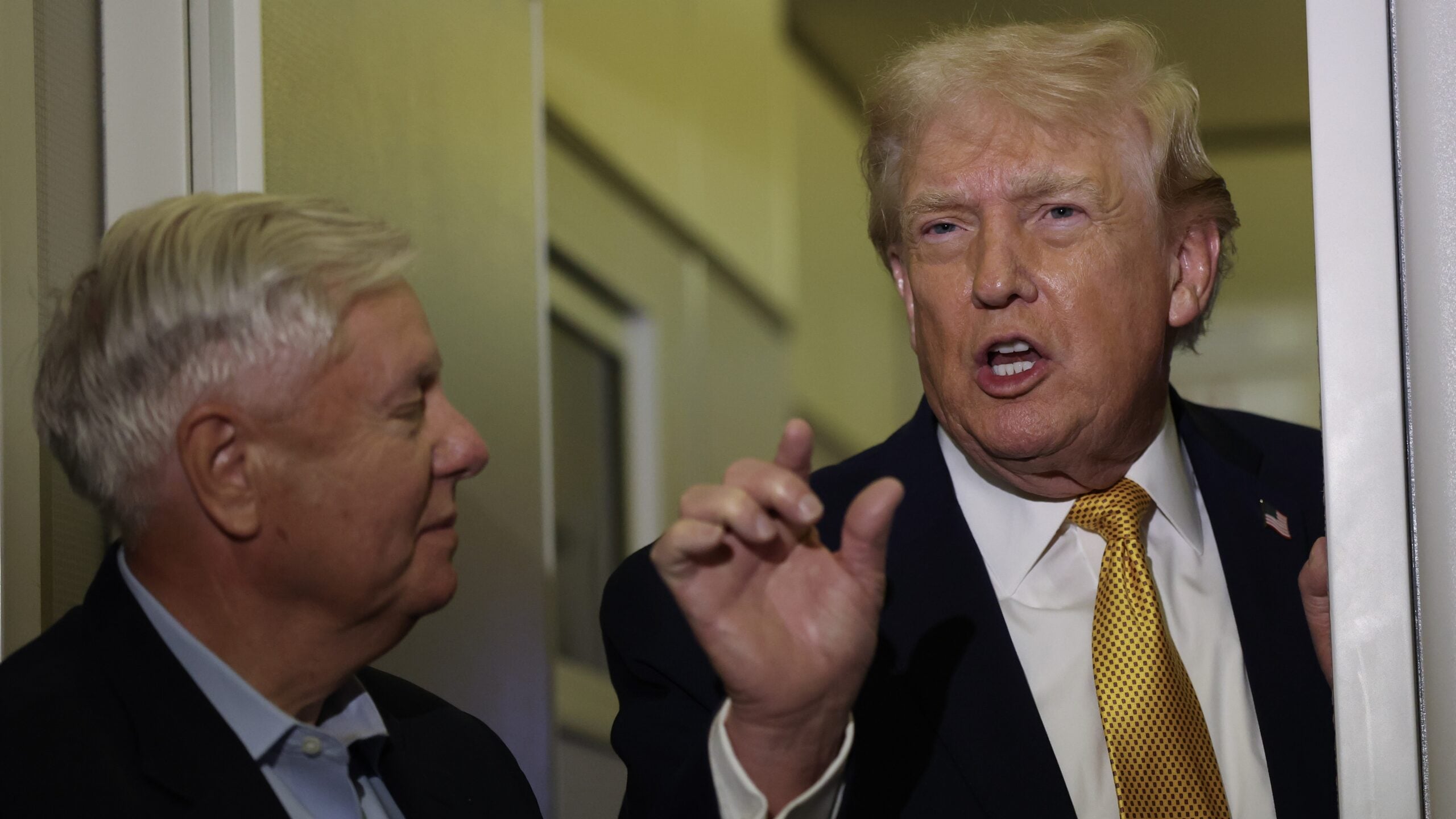 Donald Trump preguntó si Rusia envenenó a Lindsey Graham