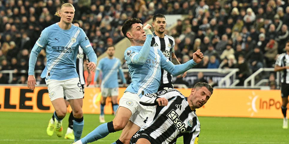 Newcastle vs Manchester City – Premier League EN VIVO: últimos resultados, noticias del equipo y actualizaciones luego de que el penalti de Phil Foden fuera rechazado porque el VAR consideró que el incidente no merecía una segunda mirada por parte del árbitro