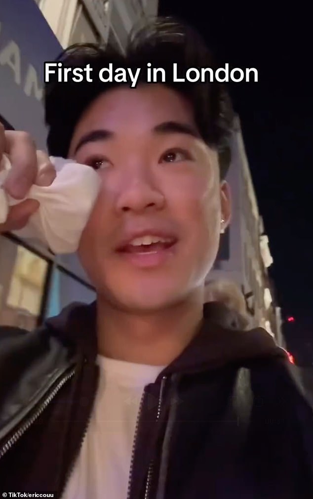 TikToker estadounidense cuenta cómo un ladrón le dio un puñetazo en la cara y le robó su cadena de £ 3.000 apenas cinco horas después de llegar a Lawless London.