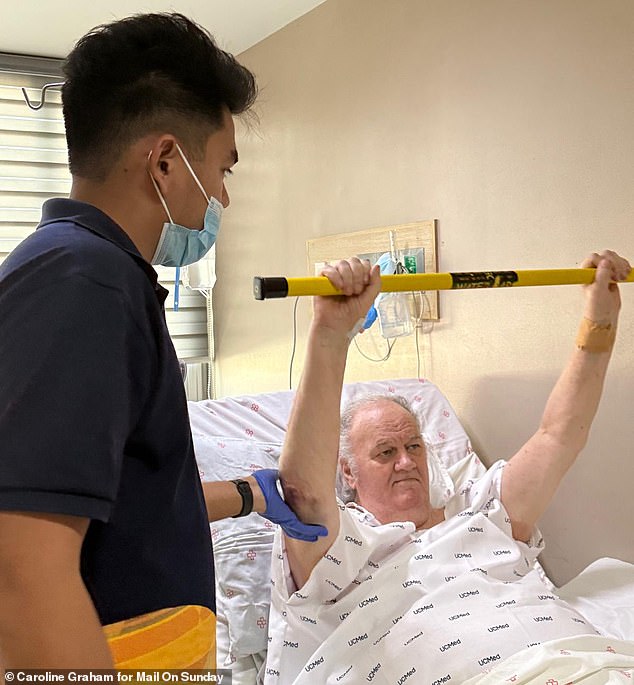 El padre amputado de Meghan, Thomas Markle, espera volver a caminar mientras espera una prótesis de pierna