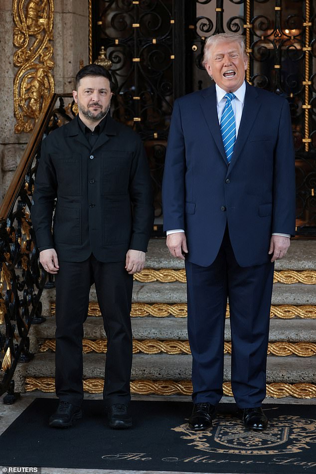 Donald Trump se reúne con Zelensky en Mar-a-Lago, el presidente arremete contra un periodista: “Qué pregunta más estúpida”