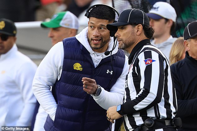 Marcus Freeman de Notre Dame descubre su destino después de ser acusado de golpear a su entrenador de lucha de la escuela secundaria