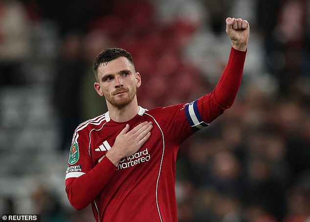 Revelado: el bajo precio de Andy Robertson mientras se intensifican las negociaciones entre Tottenham y Liverpool sobre la transferencia de enero