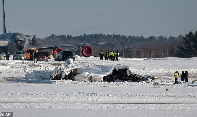 Teoría aterradora de por qué el avión privado de Bangor pudo haberse estrellado al despegar en una pista helada, matando a seis personas