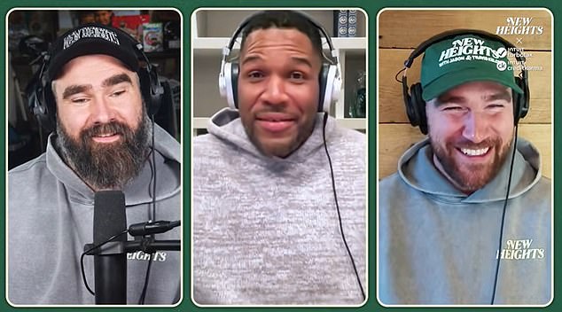 Michael Strahan (54) hace una referencia explosiva a la jubilación en una entrevista con Travis Kelce en Good Morning America