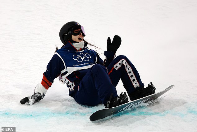 Desamor para Chloe Kim del equipo de EE. UU. cuando se pierde el halfpipe THREEPEAT delante de su novio de la NFL, Myles Garrett