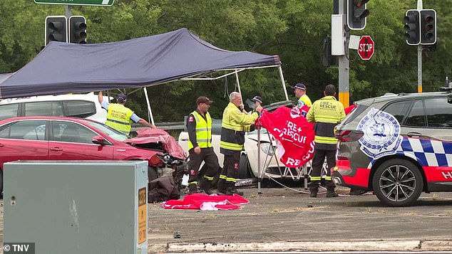 Un hombre ha sido acusado después de que dos hombres murieran después de que un automóvil robado chocara contra su Alfa Romeo en Camden.