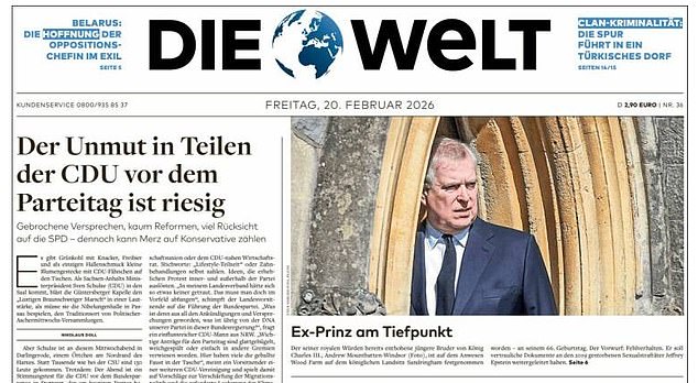 ‘El fin de los privilegios’: los periódicos mundiales arremeten contra la ‘Corona en crisis’ y declaran que el ‘ex príncipe ha tocado fondo’ en respuesta al arresto de Andrés