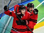 Escenas salvajes en los Juegos Olímpicos de Invierno cuando Canadá logra una sorprendente victoria sobre Finlandia y prepara un posible enfrentamiento por la medalla de oro en hockey sobre hielo con Estados Unidos.