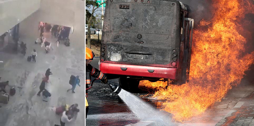 Turistas aterrorizados ven cómo las tiendas y farmacias se queman hasta los cimientos y los vapores tóxicos cubren las playas de Puerto Vallarta: actualizaciones en vivo