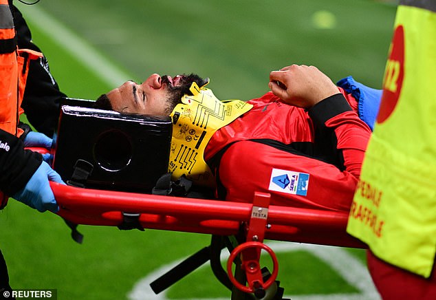 La estrella inglesa de 30 años fue trasladada al hospital con una grave lesión en la cabeza y podría estar de baja durante “meses” tras el duro golpe.