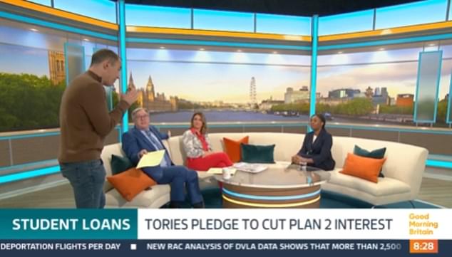 ‘Ambos están hablando de mí’: Ed Balls y Martin Lewis critican a GMB por el plan conservador para recortar los pagos de préstamos estudiantiles, Kemi Badenoch