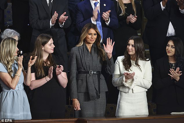 Melania Trump presentó a sus jóvenes invitados al Estado de la Unión en una tierna muestra de causas cercanas a su corazón
