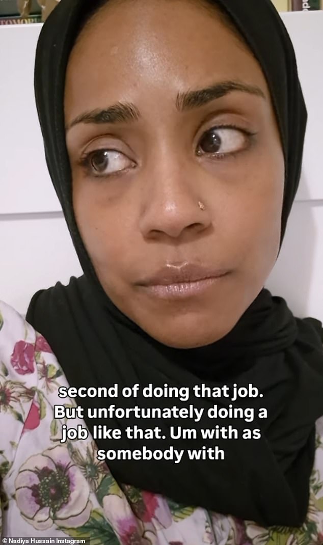 La ganadora del Great British Bake Off, Nadia Hussain, rompió a llorar cuando reveló que había dejado su trabajo docente en una escuela primaria después de que esto afectara su salud.