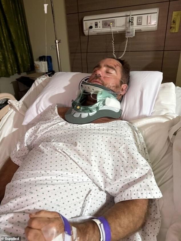 Un australiano quedó con heridas horribles en Filipinas después de que un acto turístico demasiado común casi lo mata: su familia hizo una súplica desesperada desde su cama.