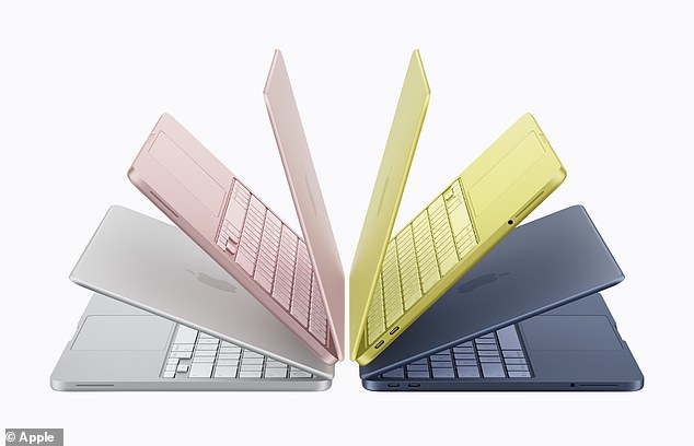 ¡Prueba el arcoíris! Apple ha lanzado una nueva MacBook económica de £ 599 dirigida a estudiantes y viene en una impresionante gama de colores.