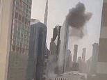 El Kamikaze del Centro Financiero Internacional de Dubai dañado por actualizaciones en vivo de drones