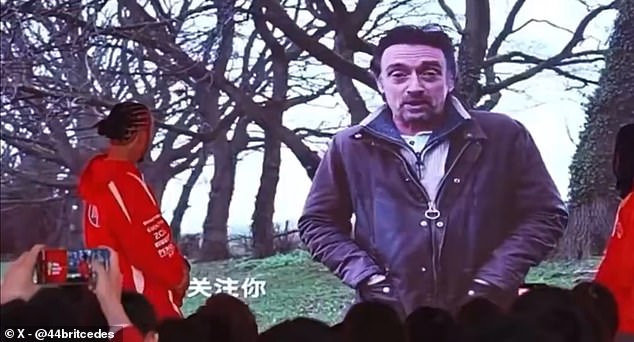 ‘¿Por qué lo elegiste?’: momento incómodo en el que Lewis Hamilton dice que ‘realmente no conoce’ a Richard Hammond después de que la estrella de Top Gear le enviara un mensaje de video especial