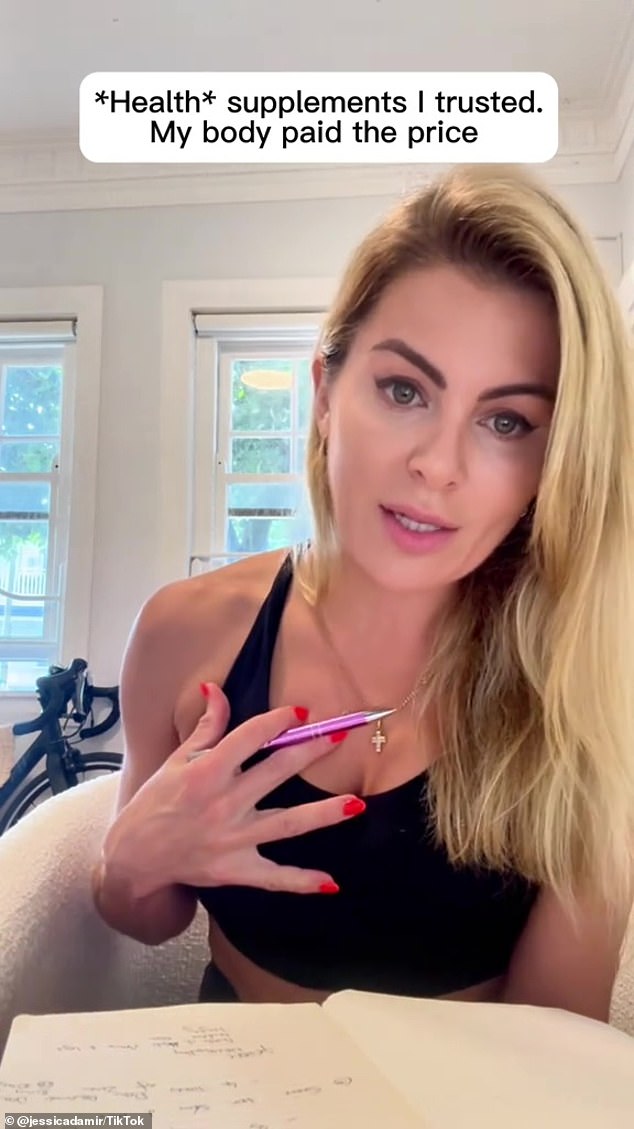 Jessica afirma que estaba tomando tres suplementos populares para “apoyar” su salud… y fue entonces cuando su cuerpo empezó a empeorar.