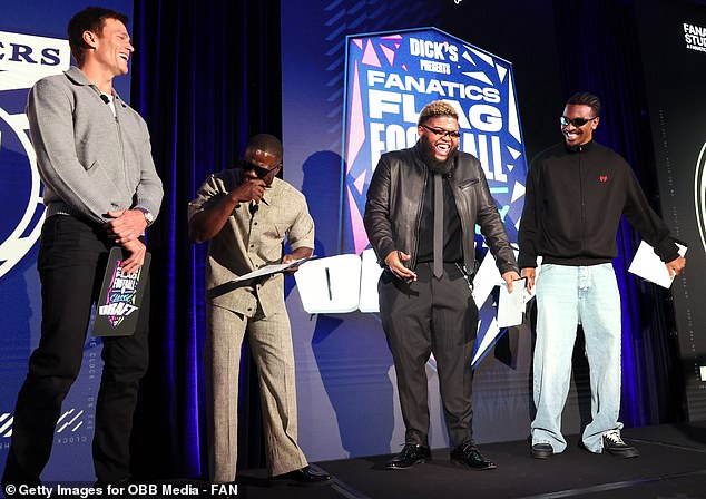 Tom Brady bromea sobre la madre de Jayden Daniels de la estrella de Commanders