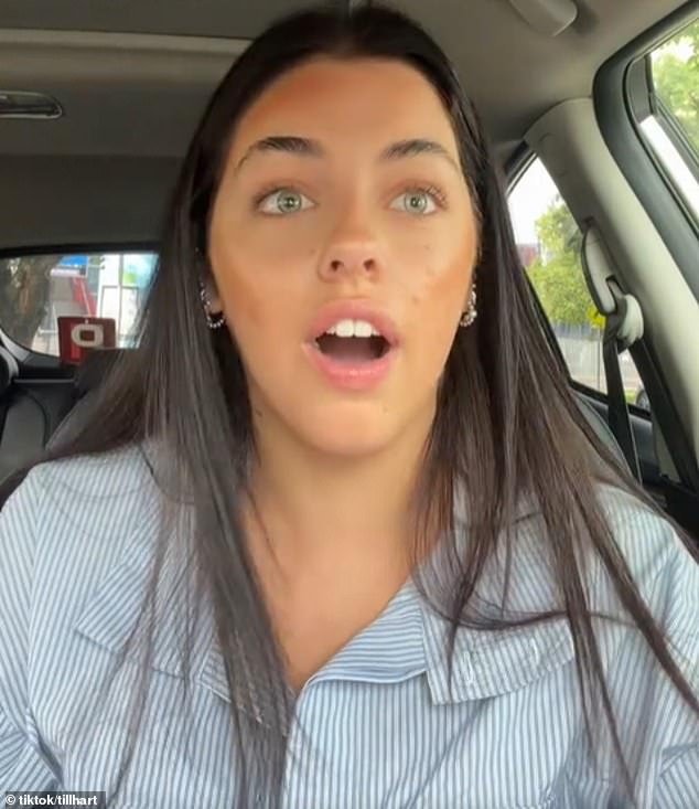 Tilly recogió a su hermana en la estación de tren de Melbourne… y filmó algo muy inquietante mientras esperaba en su coche.