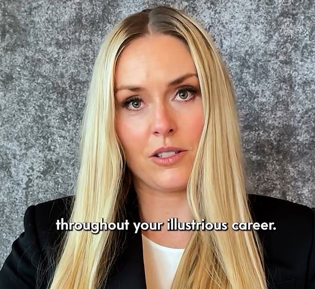 Lindsey Vonn compartió la conmovedora carta que le envió el príncipe William después del accidente de los Juegos Olímpicos de Invierno