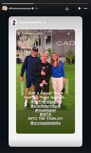 Vanessa Trump publica la primera publicación desde el accidente automovilístico de su novio Tiger Woods, compartiendo una foto de su hija Kaia