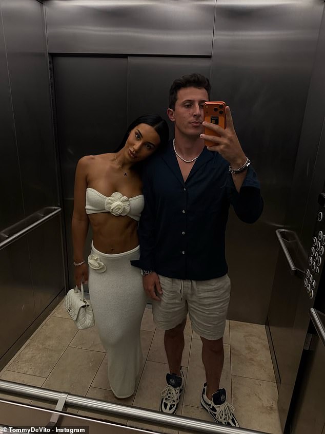 El héroe de culto de la NFL, Tommy DeVito, comienza una nueva historia con fotos de sus románticas vacaciones en el Caribe