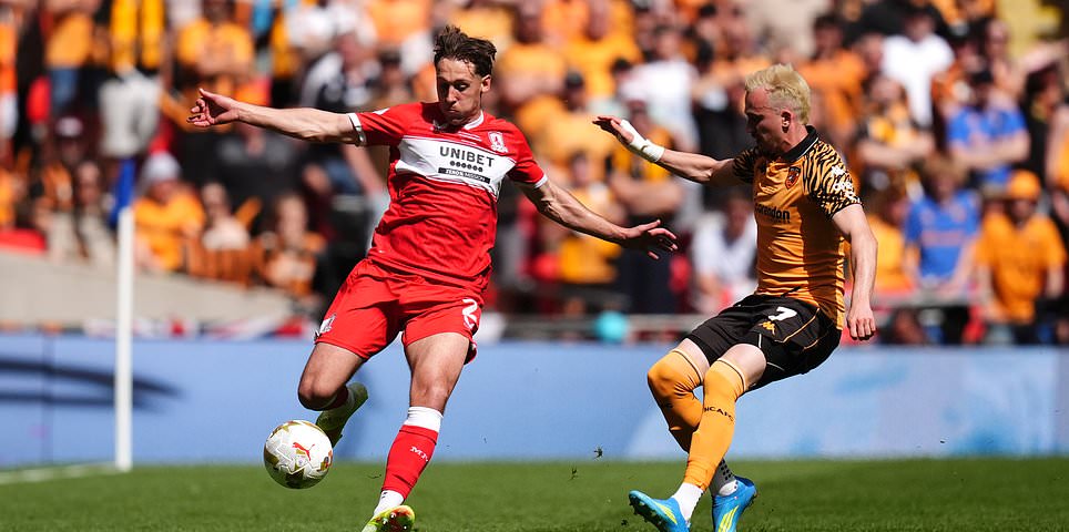 Hull City vs Middlesbrough – final del play-off del campeonato EN VIVO: últimos resultados, noticias del equipo y actualizaciones mientras ambos equipos aprovechan sus oportunidades en una emocionante primera mitad en Wembley después de que Boro tomara el lugar de los Saints en Wembley en medio de un escándalo de espías