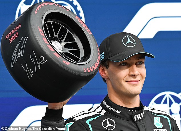 George Russell logra la pole position para el GP de Canadá amenazado por la lluvia… una vez más venciendo a su furioso compañero de equipo en Mercedes, Kimi Antonelli, en Montreal