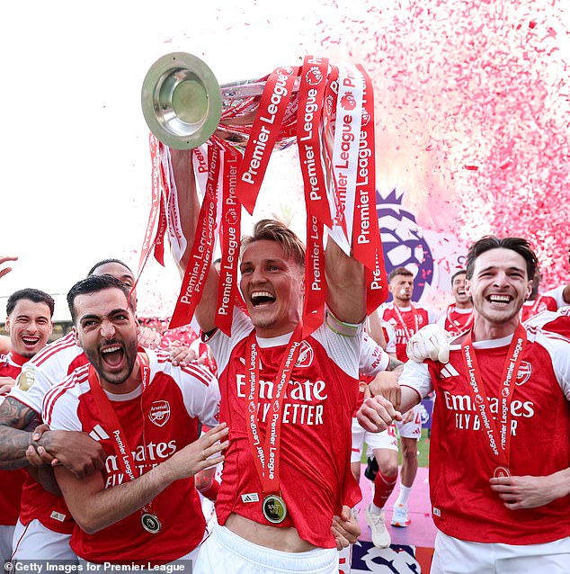 ¡Coronación en Palacio! El Arsenal levanta el trofeo de la Premier League después de una espera de 22 años para convertirse en el rey de los futbolistas de Inglaterra, y ahora es el turno de Europa…