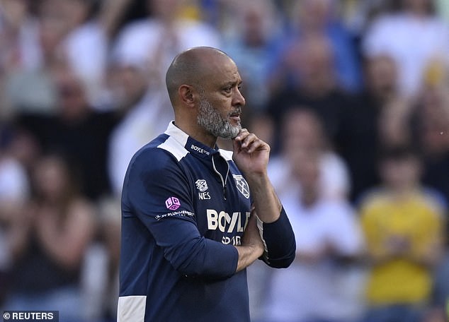 Nuno Espirito Santo podría ser despedido por el West Ham tras el descenso de la Premier League, y la esposa del jugador lo atacó después de que él dejara a su marido “sin ningún motivo en particular”.
