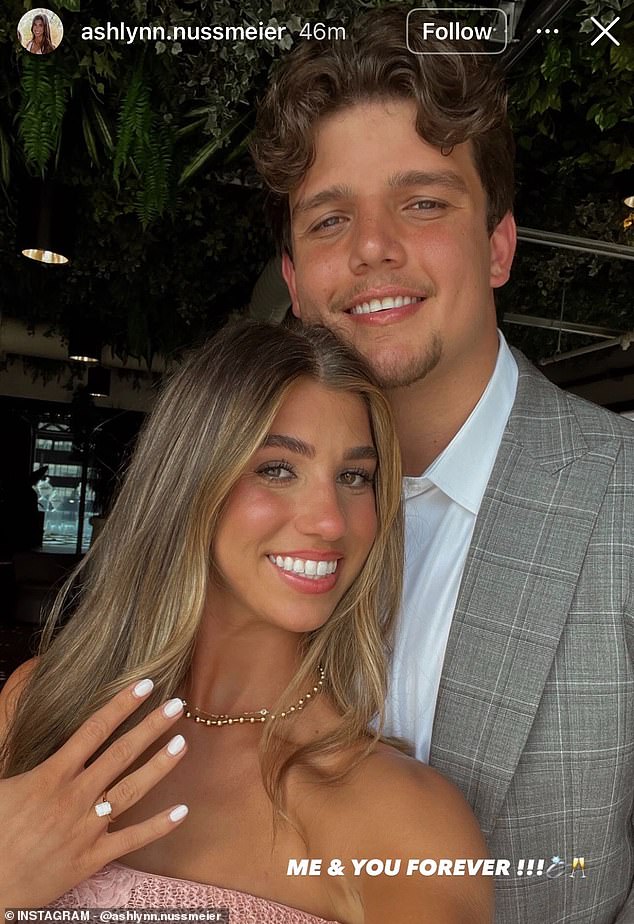 La estrella de los New England Patriots, Will Campbell, está comprometida con la hermana del mariscal de campo de los Chiefs, Garrett Nussmeier.