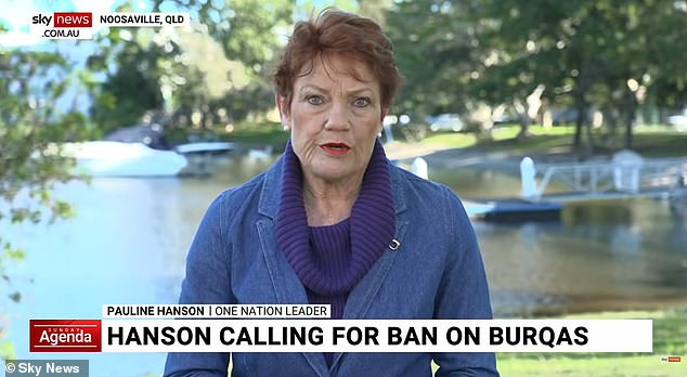 Pauline Hanson pone su mirada en el papel de Primera Ministra mientras redobla su apuesta por la controvertida prohibición del burka
