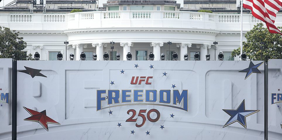 UFC Freedom 250: siga toda la acción del extraordinario evento en el césped de la Casa Blanca de Donald Trump, y el pronóstico de tormenta ya está causando estragos