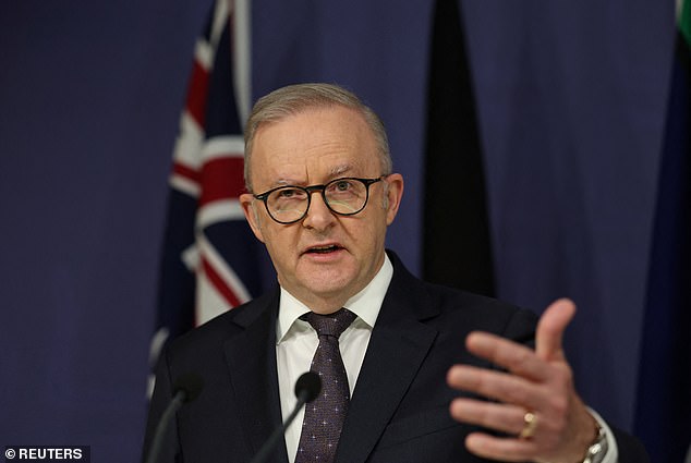 Anthony Albanese defiende a Pauline Hanson después de un truco de protesta durante su discurso en el Club Nacional de Prensa, pero apunta a la agenda de costo de vida de One Nation.