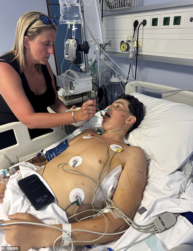Brit, de 18 años, sufre graves lesiones en la columna después de estrellarse en un quad en Grecia; el seguro es “incierto” ya que la familia se enfrenta a una enorme factura médica