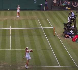La campeona del Abierto de Francia, Mirra Andreeva, lanza su raqueta y grita “ESTOY RENUNCIA” después de ser eliminada de Wimbledon en la segunda ronda por la ganadora de 2024, Barbora Krejcikova.