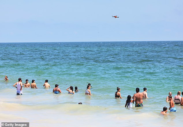 Un tiburón ataca a un bañista en una playa popular durante las celebraciones del 4 de julio