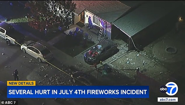 Una mujer murió tras la explosión de fuegos artificiales el 4 de julio en California
