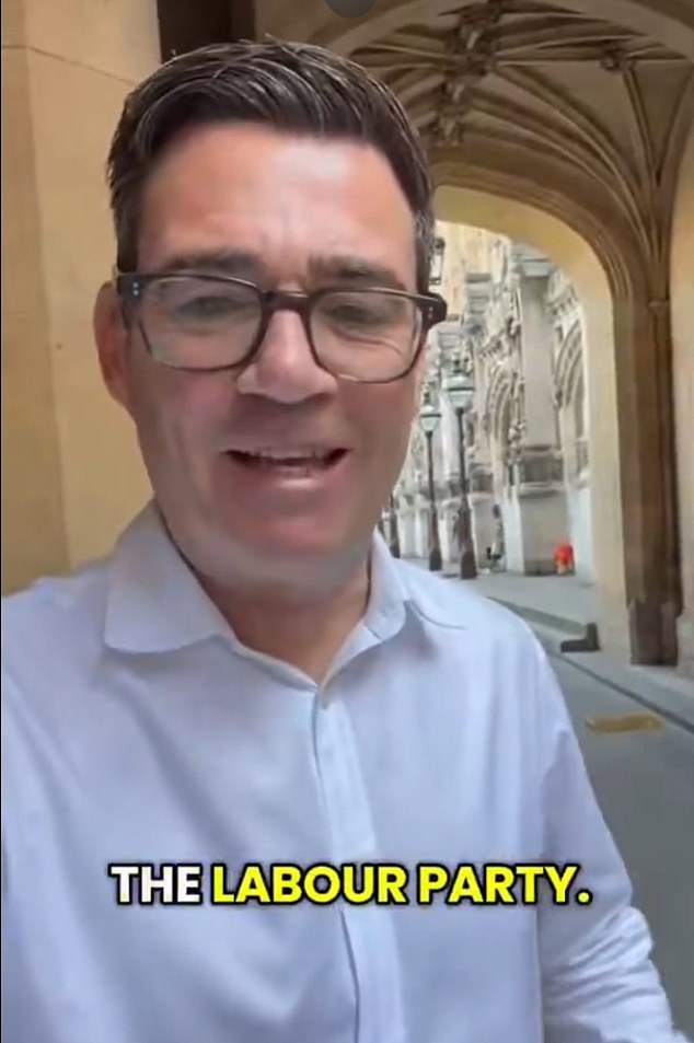 ¡Que comience la coronación! Andy Burnham admitió que estaba “empezando a parecer muy real” cuando los parlamentarios laboristas hicieron cola para respaldarlo después de que su eventual rival, Al Carnes, abandonara la carrera.