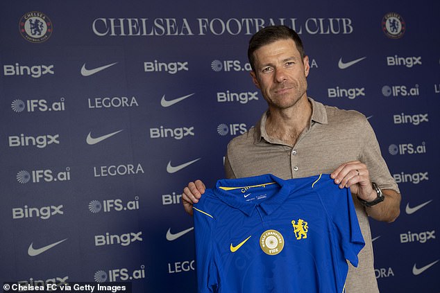 Xabi Alonso comienza como entrenador del Chelsea en su primer día en la base de entrenamiento e inmediatamente es rechazado públicamente por su objetivo de transferencia