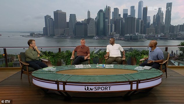 ITV se vio obligada a abandonar los estudios de la Copa del Mundo antes del partido Francia-Marruecos mientras las tormentas azotaban Nueva York