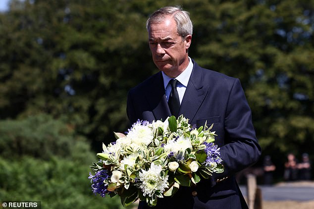 Nigel Farage mantuvo conversaciones con el equipo de élite de seguridad del gobierno tras el asesinato de Ann Widdecombe