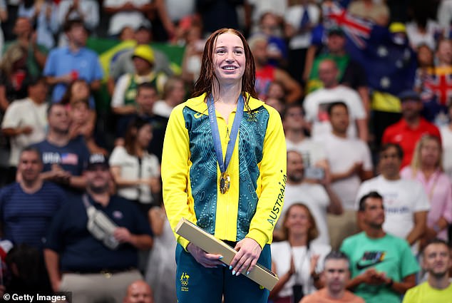 La medallista de oro olímpica australiana Mollie O’Callaghan reveló una dolorosa lesión en la espalda justo antes de los Juegos de la Commonwealth