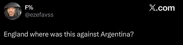 ‘¡¿Dónde fue contra Argentina?!’: Los aficionados ingleses exigen saber por qué los Tres Leones, que ganaron puntos gratis, pudieron poner a Francia en su espada apenas unos días después de su semifinal