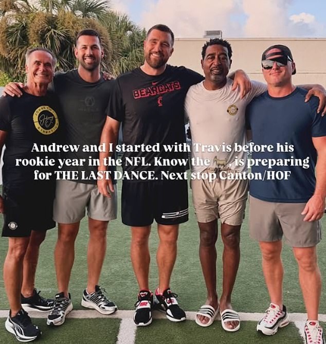 Un amigo cercano parece estar revelando los planes de retiro de Travis Kelce… provocando una reacción furiosa de los fanáticos.