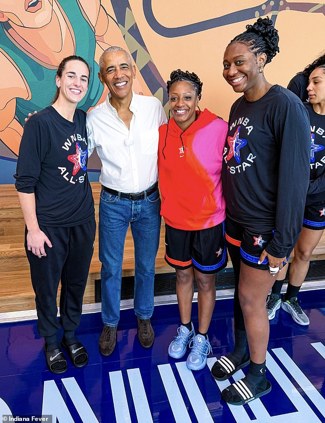 Barack Obama corre el riesgo de una reacción de la izquierda al enviar un duro mensaje a Caitlin Clark sobre las ‘tonterías’ que enfrenta en la WNBA