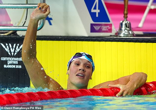 Good Evans… El escocés Angharad adoptado gana su primer título internacional con la victoria en la final de 100 m braza